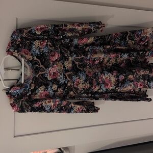 Floral Long Sleeve Dress